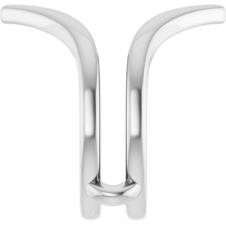 14K White Ring Guard