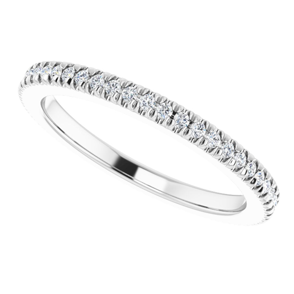 Platinum 1/5 CTW Natural Diamond Eternity Band