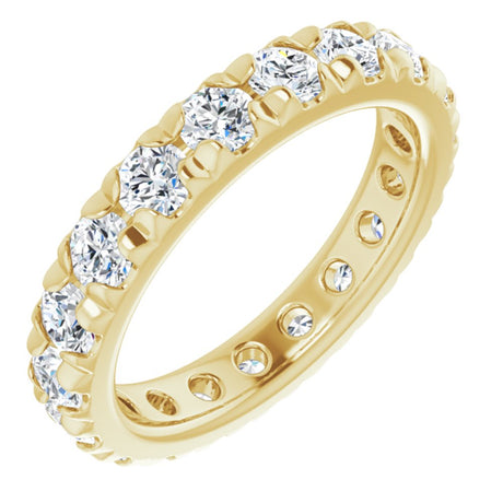 14K Yellow Gold 2 CTW Lab-Grown Diamond Eternity Band