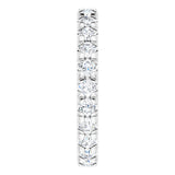 Platinum 1 CTW Natural Diamond Eternity Band Size 5.25