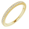 14K Yellow Gold 1/5 CTW Natural Diamond Eternity Band