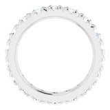 14K White Gold 2 1/6 CTW Natural Diamond Eternity Band Size 5.25