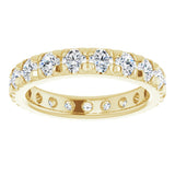 14K Yellow Gold 2 CTW Lab-Grown Diamond Eternity Band