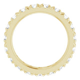 14K Yellow Gold 2 CTW Lab-Grown Diamond Eternity Band