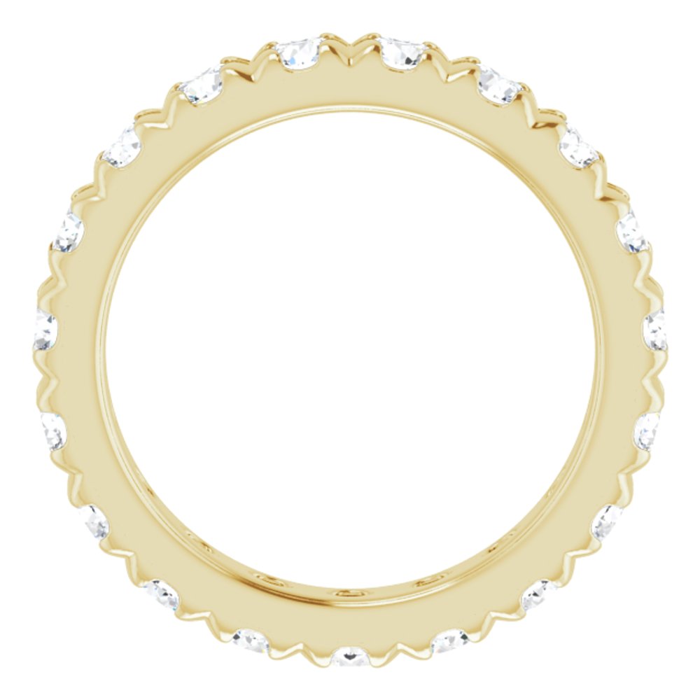 14K Yellow Gold 2 CTW Lab-Grown Diamond Eternity Band