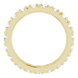 14K Yellow Gold 2 CTW Lab-Grown Diamond Eternity Band