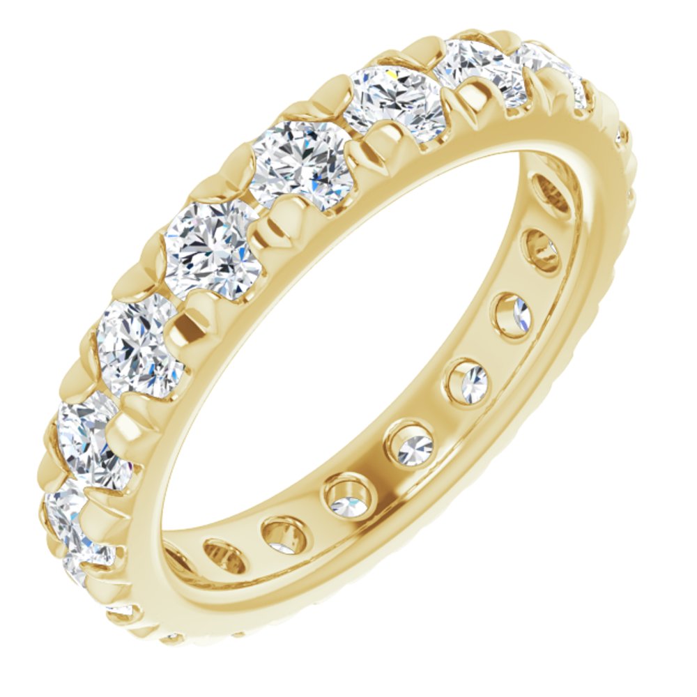 14K Yellow Gold 2 CTW Lab-Grown Diamond Eternity Band