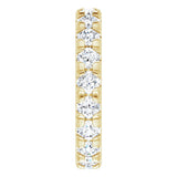 14K Yellow Gold 2 CTW Lab-Grown Diamond Eternity Band