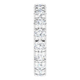 14K White Gold 2 1/2 CTW Lab-Grown Diamond Eternity Band Size 4.75