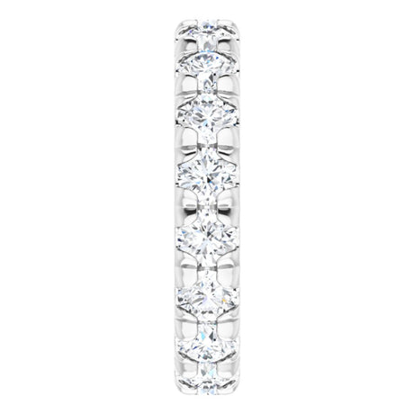 14K White Gold 2 1/2 CTW Lab-Grown Diamond Eternity Band Size 4.75