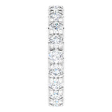 14K White Gold 2 1/8 CTW Lab-Grown Diamond Eternity Band Size 6