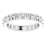 14K White Gold 2 1/8 CTW Lab-Grown Diamond Eternity Band Size 6