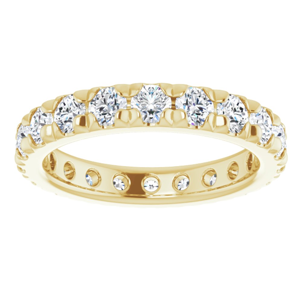 14K Yellow Gold 2 1/8 CTW Lab-Grown Diamond Eternity Band
