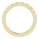 14K Yellow Gold 2 1/8 CTW Lab-Grown Diamond Eternity Band