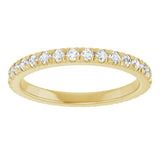 14K Yellow Gold 5/8 CTW Lab-Grown Diamond Eternity Band Size 7