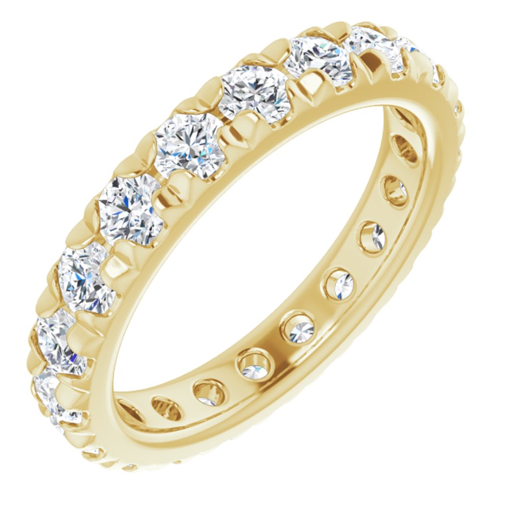 14K Yellow Gold 2 1/8 CTW Lab-Grown Diamond Eternity Band