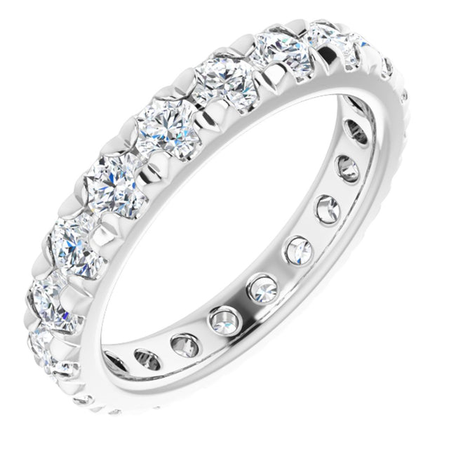 14K White Gold 2 1/8 CTW Lab-Grown Diamond Eternity Band Size 6