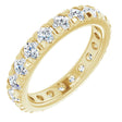 14K Yellow Gold 1 3/4 CTW Natural Diamond French Set Eternity Band