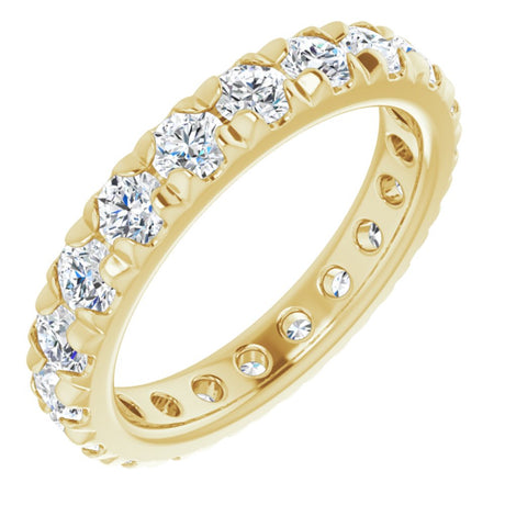 14K Yellow Gold 2 1/8 CTW Lab-Grown Diamond Eternity Band