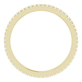 14K Yellow Gold 1/5 CTW Natural Diamond Eternity Band