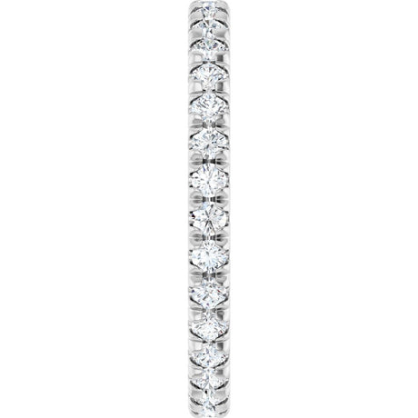 14K White Gold 5/8 CTW Lab-Grown Diamond Eternity Band Size 7