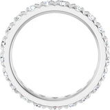 14K White Gold 2 1/5 CTW Lab-Grown Diamond Eternity Band