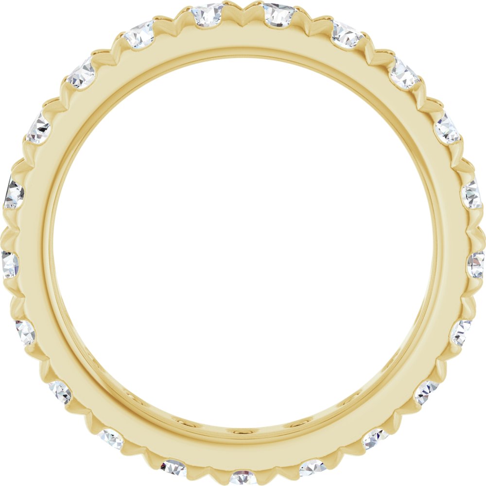 14K Yellow Gold 2 1/5 CTW Lab-Grown Diamond Eternity Band