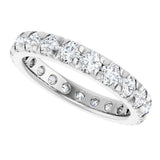 14K White Gold 2 1/5 CTW Lab-Grown Diamond Eternity Band