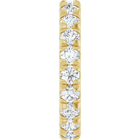 14K Yellow Gold 2 1/5 CTW Lab-Grown Diamond Eternity Band