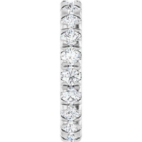 14K White Gold 2 1/5 CTW Lab-Grown Diamond Eternity Band