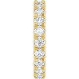 14K Yellow Gold 2 1/5 CTW Lab-Grown Diamond Eternity Band