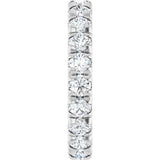 14K White Gold 2 1/5 CTW Lab-Grown Diamond Eternity Band