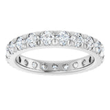 14K White Gold 2 1/5 CTW Lab-Grown Diamond Eternity Band