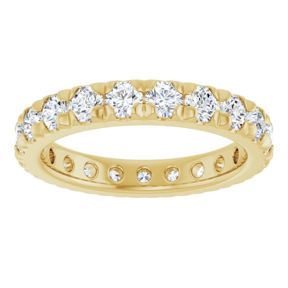 14K Yellow Gold 2 1/5 CTW Lab-Grown Diamond Eternity Band