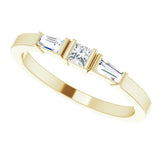 14K Yellow 1/5 CTW Natural Diamond Stackable Ring