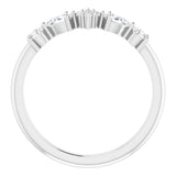 14K White Gold 1/3 CTW Natural Diamond Stackable Ring