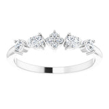 14K White Gold 1/3 CTW Natural Diamond Stackable Ring