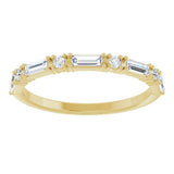 14K Yellow Gold 3/8 CTW Lab-Grown Diamond Anniversary Band