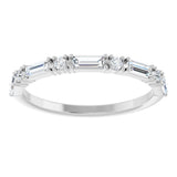 14K White Gold 3/8 CTW Lab-Grown Diamond Anniversary Band