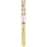 14K Yellow Gold 3/8 CTW Lab-Grown Diamond Anniversary Band