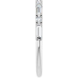 14K White Gold 3/8 CTW Lab-Grown Diamond Anniversary Band