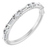 14K White Gold 3/8 CTW Lab-Grown Diamond Anniversary Band