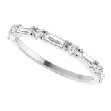 14K White Gold 3/8 CTW Lab-Grown Diamond Anniversary Band