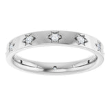 14K White 1/6 CTW Natural Diamond Eternity Band Size 7
