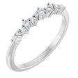 14K White Gold 1/6 CTW Natural Diamond Stackable Ring