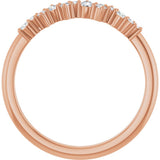14K Rose Gold 1/6 CTW Natural Diamond Stackable Ring