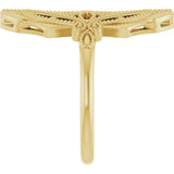 14K Yellow Vintage-Inspired Ring