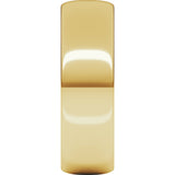 14K Yellow Gold 6 mm Lightweight Half Round Band Size 5