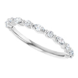 14K White Gold 1/4 CTW Lab-Grown Diamond Anniversary Band