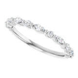 14K White 1/4 CTW Lab-Grown Diamond Anniversary Band